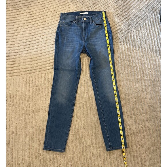 Fidelity Denim Women’s Gwen Crop High Rise Skinny Jeans Size 26 Light Wash EUC - Picture 7 of 7
